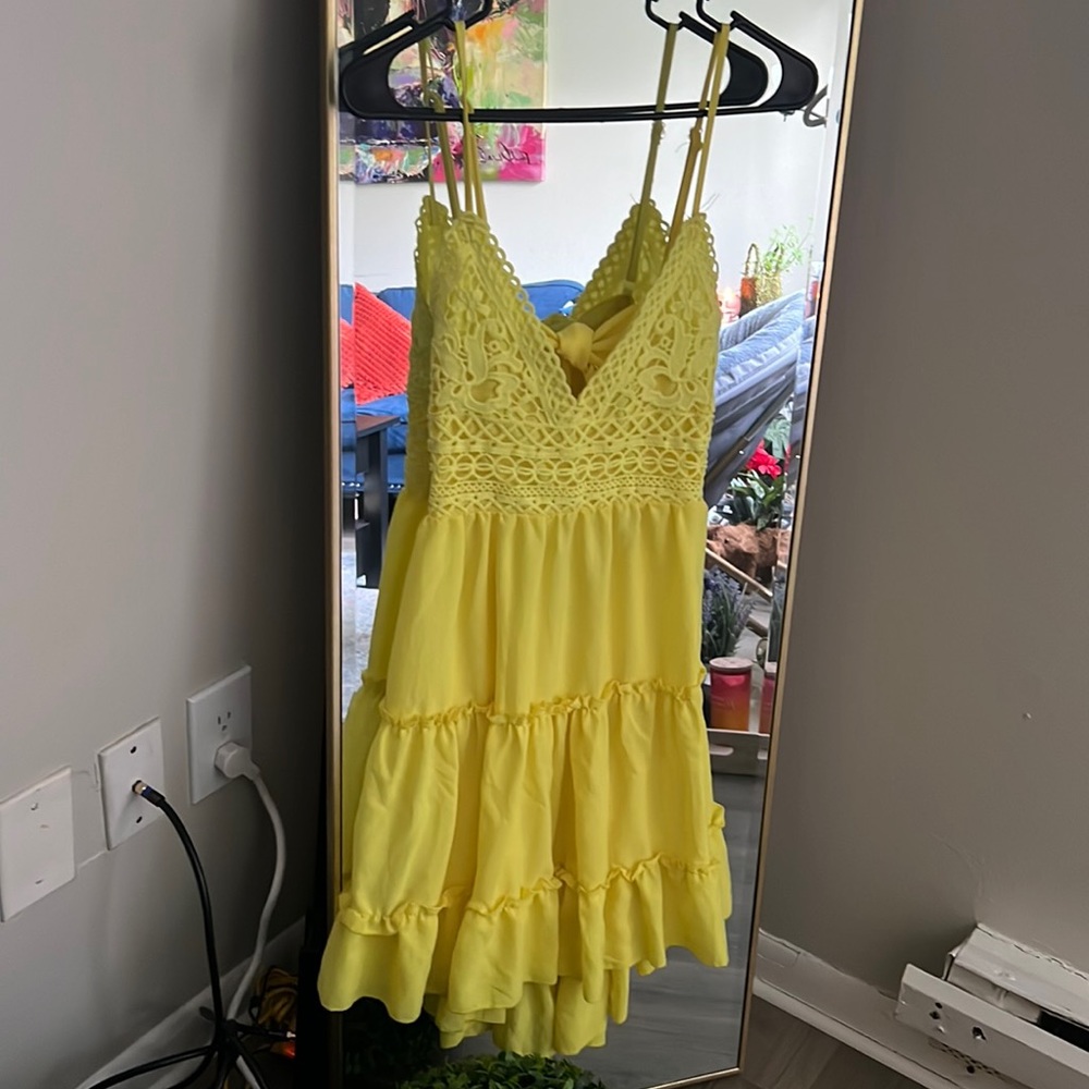 Yellow dress